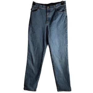 Lauren Jeans Co Ralph Lauren High Rise Denim Straight Women's 10 Mom Pants
